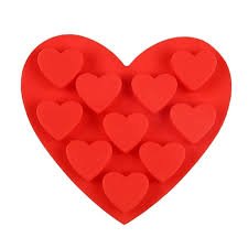 Molde Plancha corazón dentro de corazón