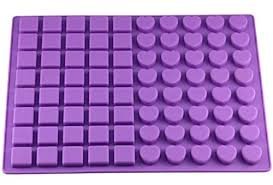 Molde Plancha Mitad corazon mitad cuadrado