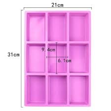 Molde Plancha Rectangulos x9: imagen 2