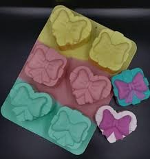 Molde Plancha Corazones con lacito