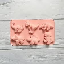 Molde Plancha dinosaurios diferentes x6